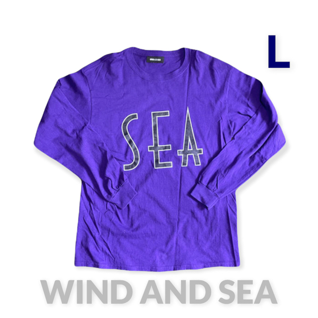 STUDIOUS(ステュディオス)のwind and sea tシャツ  パープル メンズのトップス(Tシャツ/カットソー(七分/長袖))の商品写真