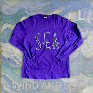 ステュディオス(STUDIOUS)のwind and sea tシャツ  パープル(Tシャツ/カットソー(七分/長袖))