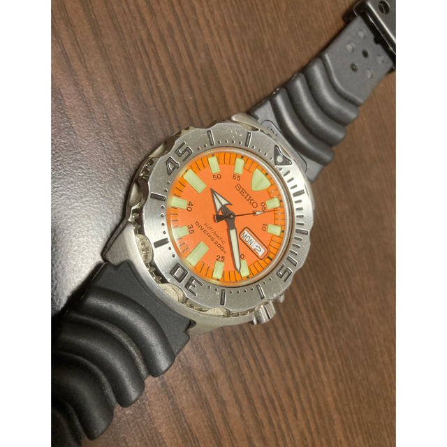 ❬貴重・極美品❭セイコー初代オレンジモンスター SKX781