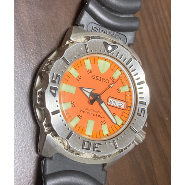 ❬貴重・極美品❭セイコー初代オレンジモンスター SKX781