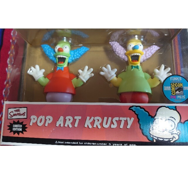 撮影の為開封していますFUNKO POP ART KRUSTY ボビングヘッド　クラスティ