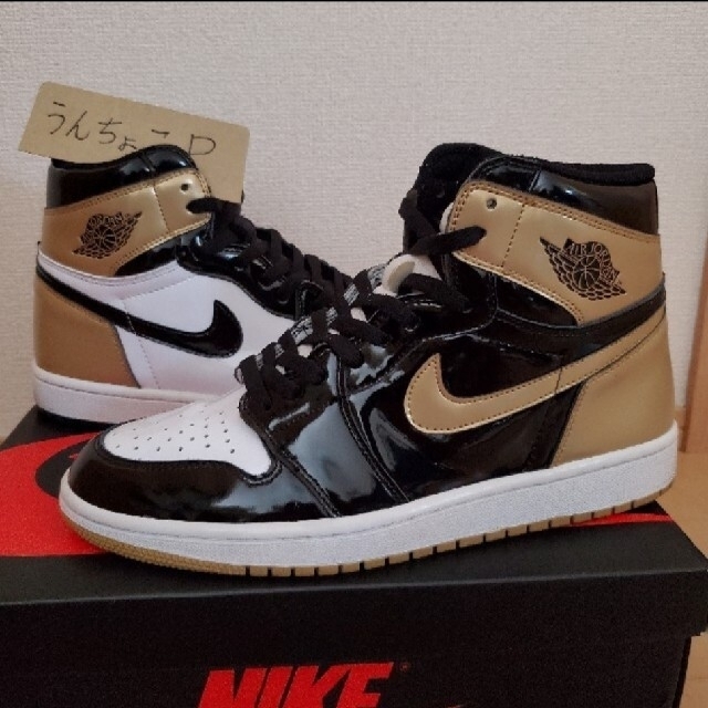 美品！NIKE AIR JORDAN 1 "GOLD TOP 3" 27.5cm