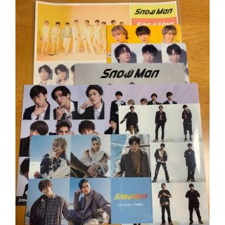 ジャニーズ(Johnny's)のSnowMan CD購入特典 クリアファイル ステッカー(アイドルグッズ)