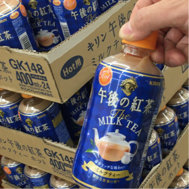 キリン(キリン)の【新品】KIRIN キリン 午後の紅茶ミルクティー ホット 400ml×24本 食品/飲料/酒の飲料(ソフトドリンク)の商品写真