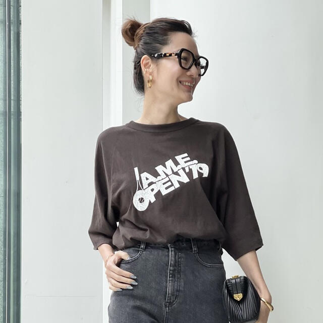 L'Appartement DEUXIEME CLASSE(アパルトモンドゥーズィエムクラス)のL'Appartement Americana Half Sleeve T-sh レディースのトップス(カットソー(長袖/七分))の商品写真