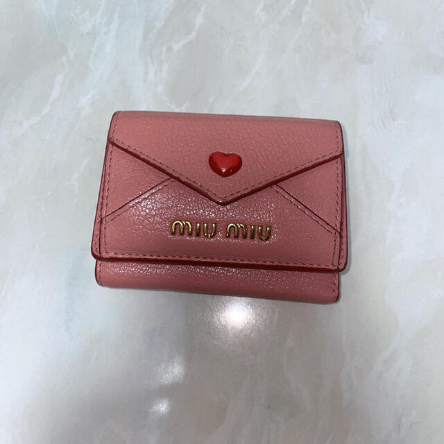 ミュウミュウ miumiu ラブレター ミニウォレット 財布