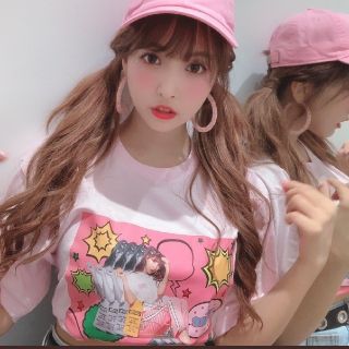 三上悠亜　Yours×PinkpepperコラボTシャツ(Tシャツ(半袖/袖なし))