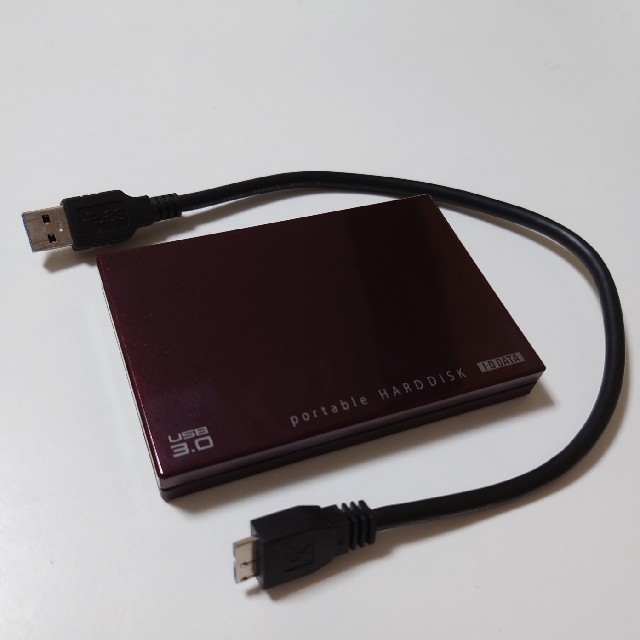 USB3.0ポータブルハードディスク「超高速カクうす」1TB I-O DATA