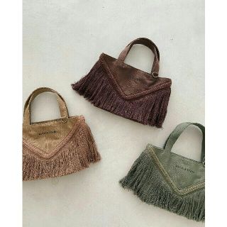 アリシアスタン(ALEXIA STAM)のALEXIASTAM V Long Fringe Tote Bag トートバッグ(トートバッグ)