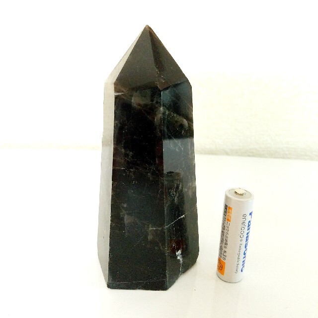 天然モリオン412g(黒水晶)原石 ポイント パワーストーン エネルギー覚醒済