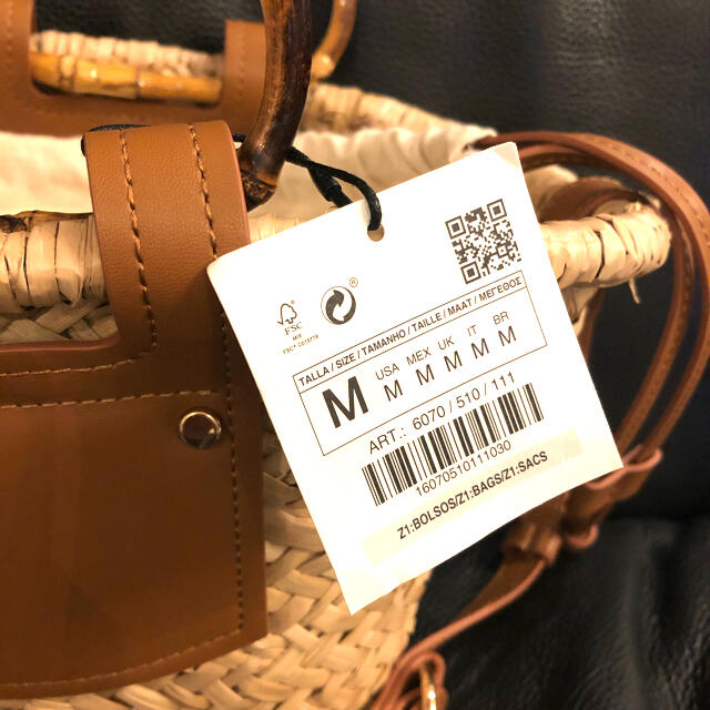 ZARA かごバッグ 新品タグ付き