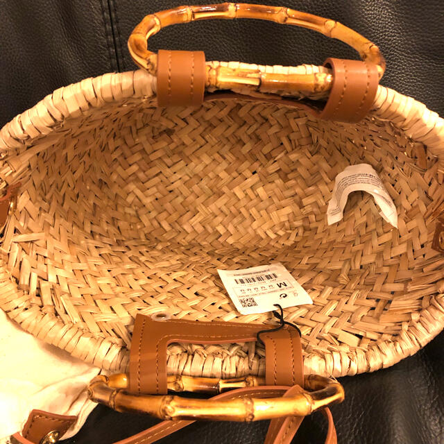 ZARA かごバッグ 新品タグ付き