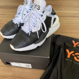 ワイスリー(Y-3)のアディダス Y3 カイワ ブラック ホワイト(スニーカー)