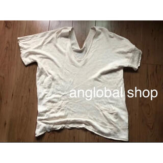 アングローバルショップ(ANGLOBAL SHOP)のanglobal shop アングローバルショップ　 ビッグニット　リネン(ニット/セーター)