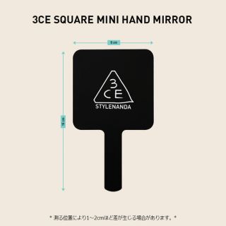 スリーシーイー(3ce)の【おまけ付】3CE MINI HAND MIRROR(ミラー)