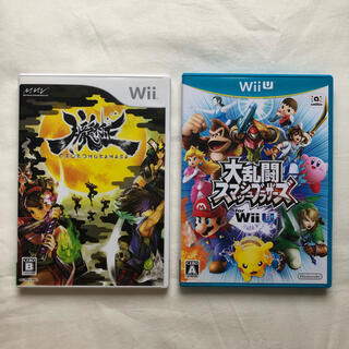 ウィーユー(Wii U)のWiiU 大乱闘スマッシュブラザーズ 朧村正 ゲームソフト セット(家庭用ゲームソフト)