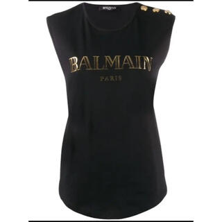 バルマン(BALMAIN)のBALMAN定番ロゴノースリーブ(Tシャツ(半袖/袖なし))