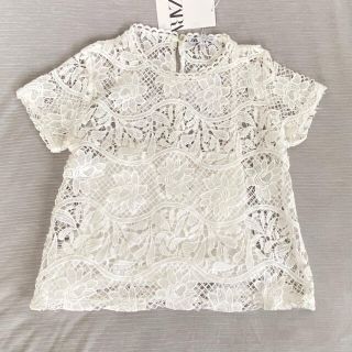 ザラ(ZARA)のZARA レーストップス(インナーキャミ付)(カットソー(半袖/袖なし))