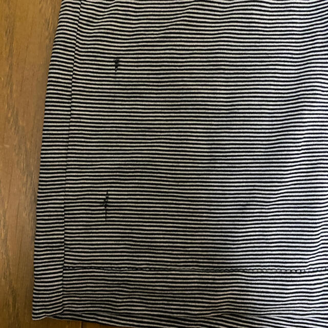 COMOLI(コモリ)のcomoli  コモリ　19ss ウール天竺半袖ボーダーTシャツ サイズ2 メンズのトップス(Tシャツ/カットソー(半袖/袖なし))の商品写真