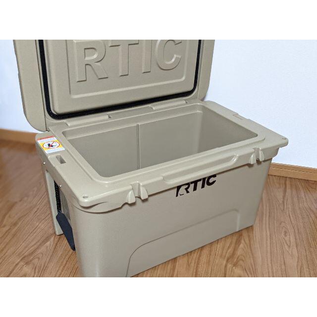 新品・未使用 RTIC 45QT クーラーボックス アウトレット品 タンカラー