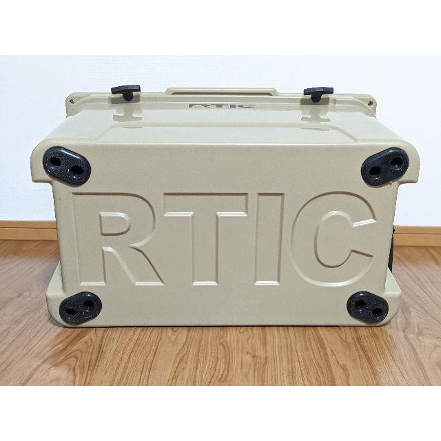 新品・未使用 RTIC 45QT クーラーボックス アウトレット品 タンカラー