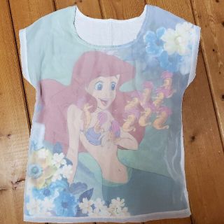 ディズニー(Disney)の【正規品】ディズニーストア アリエル Tシャツ シースルー リトルマーメイド(Tシャツ(半袖/袖なし))