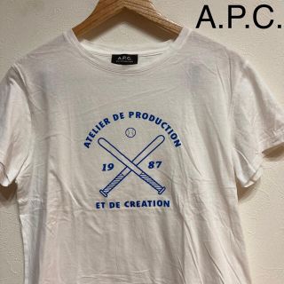 アーペーセー(A.P.C)の【複数割】A.P.C. アーペーセー　Tシャツ　白　レディースM、メンズSサイズ(Tシャツ/カットソー(半袖/袖なし))