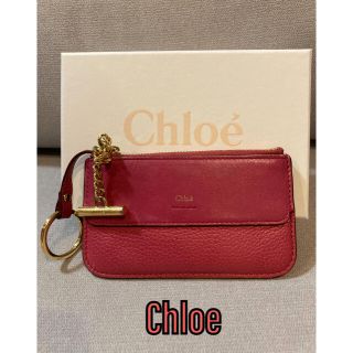 クロエ(Chloe)のChloe クロエ キーリング付き コインケース 小銭入れ ピンク(コインケース)