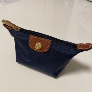 ロンシャン(LONGCHAMP)の未使用　ロンシャン ルプリアージュ コインケース　ミニポーチ　ネイビー(ポーチ)