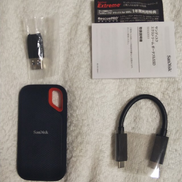 SanDisk SSD 外付け 2TB エレコム USB3.0 ハブ (未開封) | www
