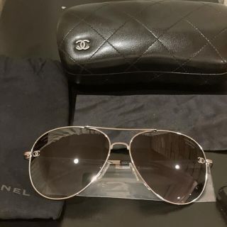 美品 CHANELユニセックスサングラスch4189TQ-c124s8