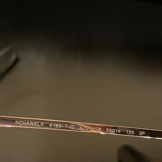 美品 CHANELユニセックスサングラスch4189TQ-c124s8