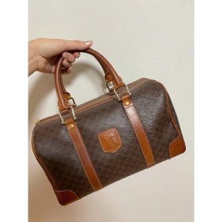 セリーヌ(celine)の【値下げ！】ヴィンテージ　CELINE  セリーヌ　マカダム柄バッグ(ボストンバッグ)