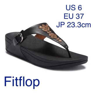 フィットフロップ(fitflop)のFitflop US6 EUR37 ビジュー付きトングサンダル(サンダル)