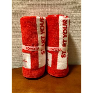 トヨタ(トヨタ)のトヨタ TOKYO2020 オリンピック タオル＆リストバンド2セット(ノベルティグッズ)