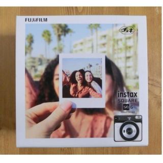 フジフイルム(富士フイルム)の富士フイルム チェキ instax SQUARE SQ6 パールホワイト(フィルムカメラ)