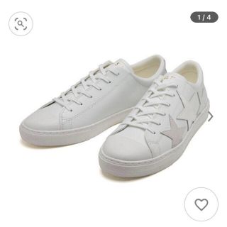 コンバース(CONVERSE)の美品★コンバース❁︎オールスター トリオスター OX WHITE(スニーカー)