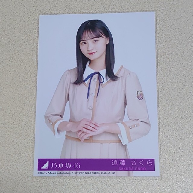 乃木坂46(ノギザカフォーティーシックス)の乃木坂46/遠藤さくら/生写真/封入特典/非売品/コンプ/しあわせの保護色 エンタメ/ホビーのタレントグッズ(アイドルグッズ)の商品写真