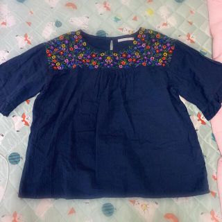 レトロガール(RETRO GIRL)の花柄刺繍シャツ(シャツ/ブラウス(半袖/袖なし))