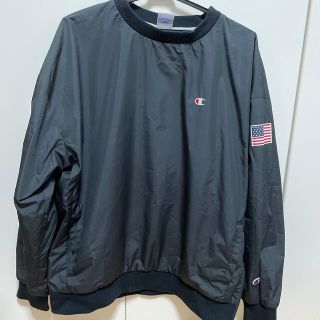 チャンピオン(Champion)のchampion anorak black.(ナイロンジャケット)