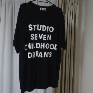 サンダイメジェイソウルブラザーズ(三代目 J Soul Brothers)のstudioseven gu Tシャツ ブラック Mサイズ 新品未使用(Tシャツ/カットソー(半袖/袖なし))