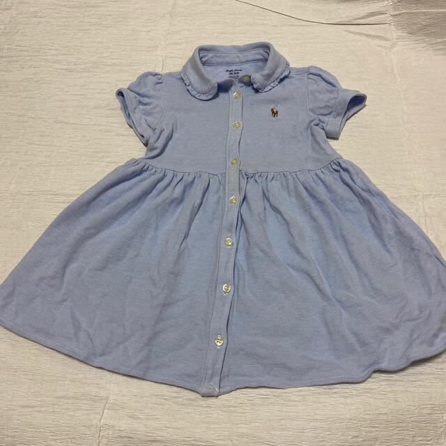 Ralph Lauren(ラルフローレン)のラルフローレン　ワンピース　85cm 美品 キッズ/ベビー/マタニティのベビー服(~85cm)(ワンピース)の商品写真