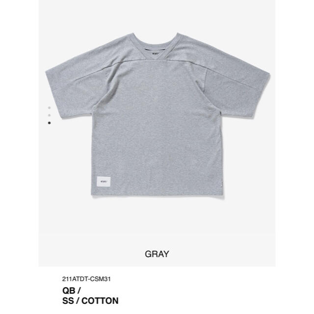 wtaps GPS Tee white SMALL 白　S