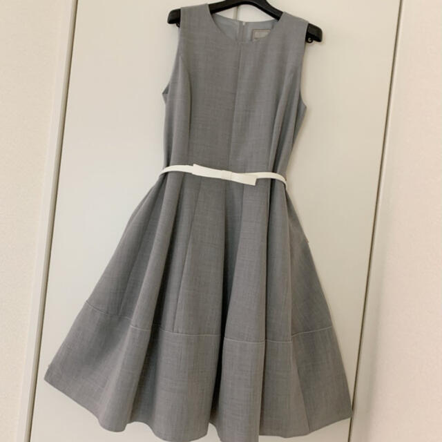 ♡美品♡ FOXEY 希少 42 Dress レディグレー ワンピース グレー