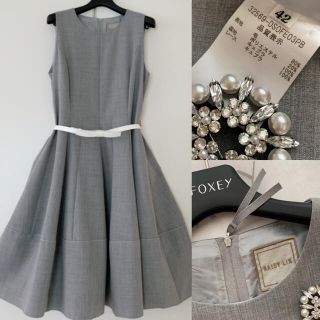 美品　フォクシーレディグレーdress ソフィグレー♡