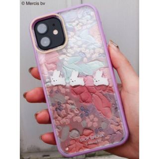 メリージェニー(merry jenny)の【12】ぷかぷかうさぎiPhone case(iPhoneケース)