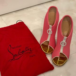 クリスチャンルブタン(Christian Louboutin)のルブタン　ブーティ　サイズ38  室内試し履きのみ(ハイヒール/パンプス)