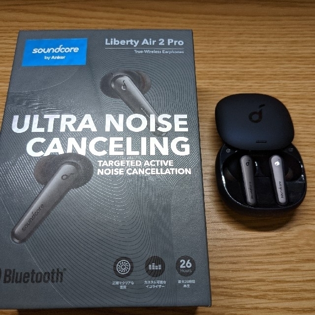 Anker Soundcore Liberty air 2 pro 黒スマホ/家電/カメラ