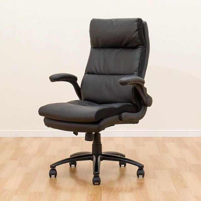 社長椅子 オフィスチェア パソコンチェアワークチェア(クロウド BK）