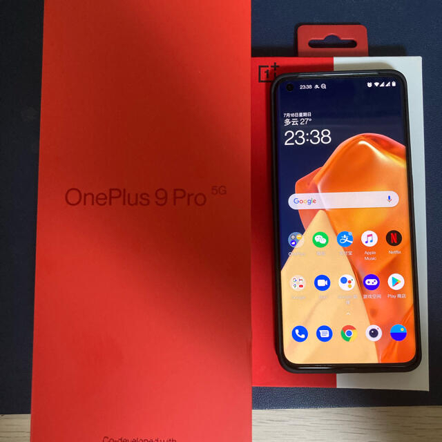ANDROID - 「新品同様」Oneplus 9pro 8+128g